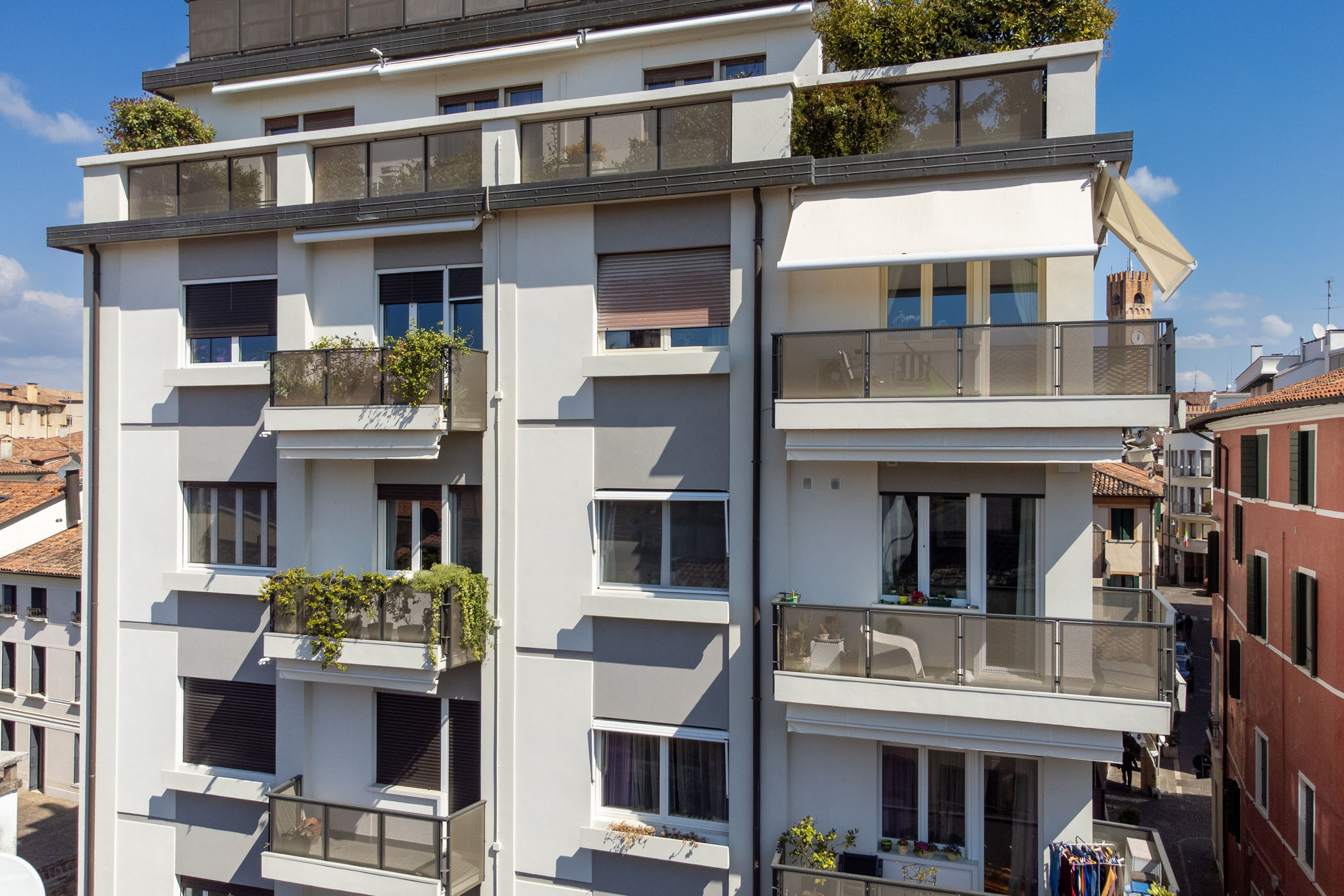 Ristrutturazione esterna condominio in centro a Treviso